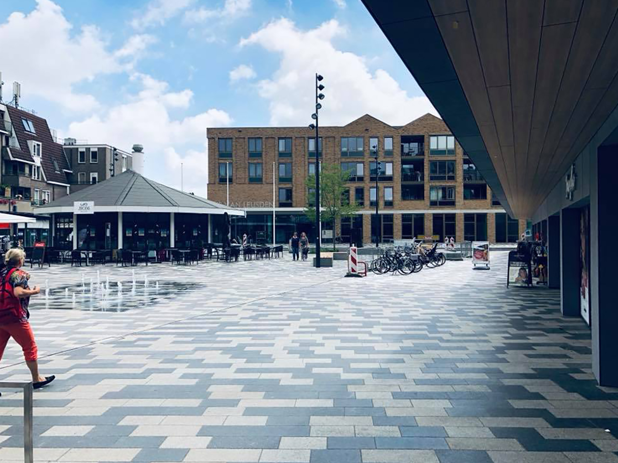 Hamershof public space under construction