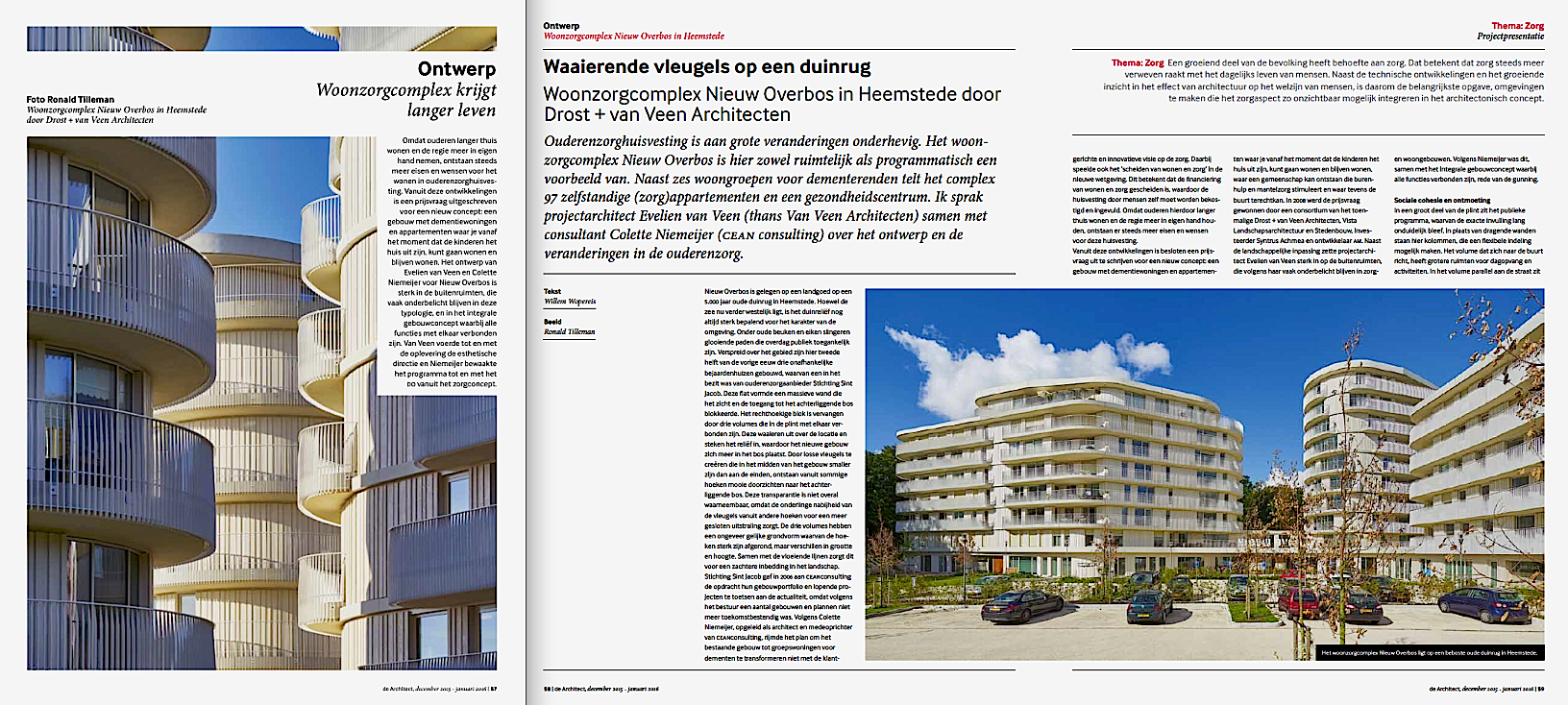 Nieuw Overbos te zien in De Architect