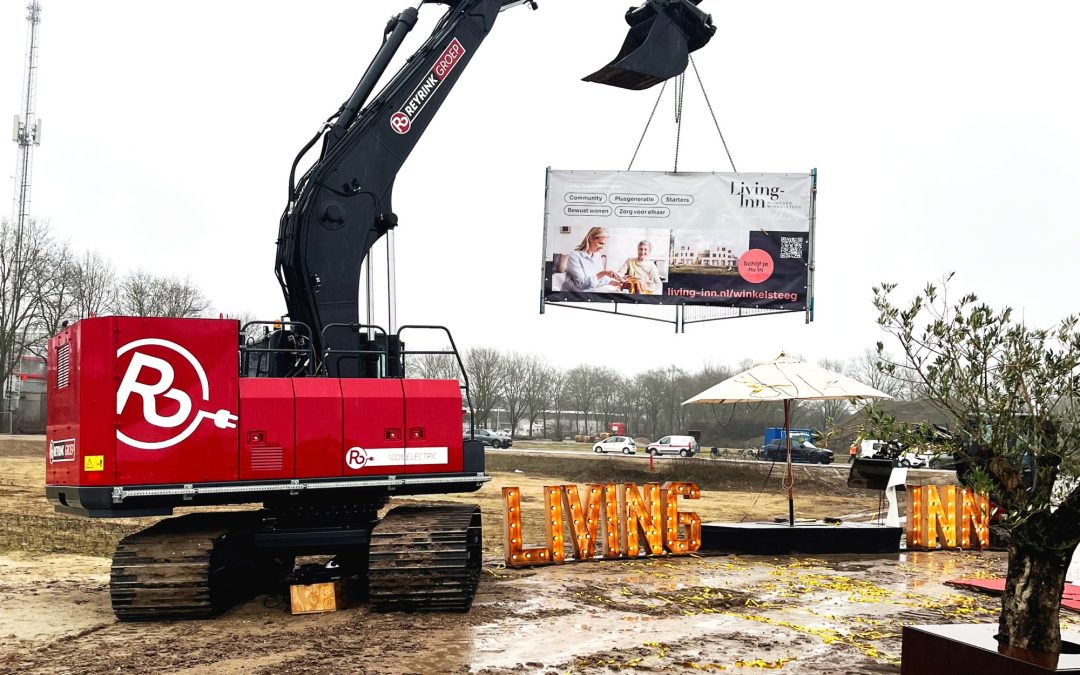 Start bouw Living-Inn in Winkelsteeg, Nijmegen