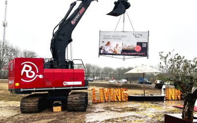 Start of construction Living-Inn in Winkelsteeg, Nijmegen